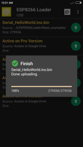 اسکرین شات 8 برنامه ESP8266 Loader (Blynk Uploader