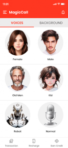 اسکرین شات 4 برنامه MagicCall – Voice Changer App