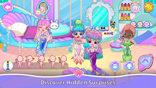 اسکرین شات 5 بازی BoBo Mermaid World: Dress Up