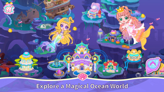 اسکرین شات 2 بازی BoBo Mermaid World: Dress Up