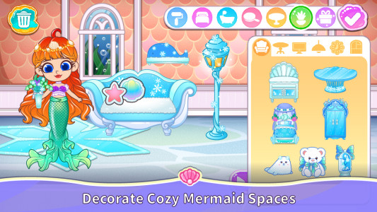 اسکرین شات 4 بازی BoBo Mermaid World: Dress Up