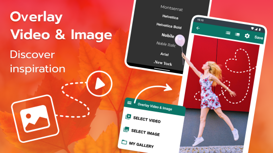 اسکرین شات 6 برنامه Image & Video Overlay Editor