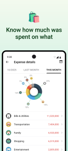 اسکرین شات 3 برنامه Money Lover - Money Manager