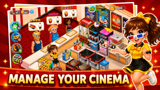 اسکرین شات 1 بازی Cinema Panic 3: Cooking Game