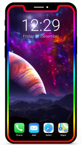 اسکرین شات 3 برنامه Borderlight - Edge Lighting