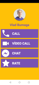 اسکرین شات 1 برنامه Vlad A4 Fake Video Call - Vlad