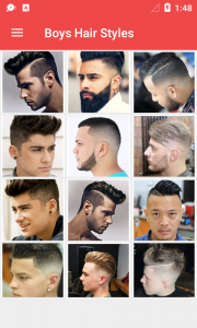 اسکرین شات 1 برنامه Latest Boys Hairstyle