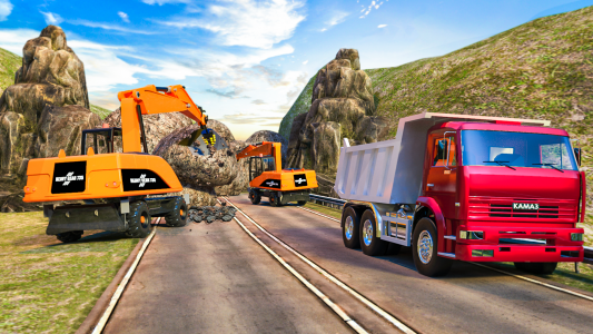 اسکرین شات 5 برنامه Build Road Construction Games