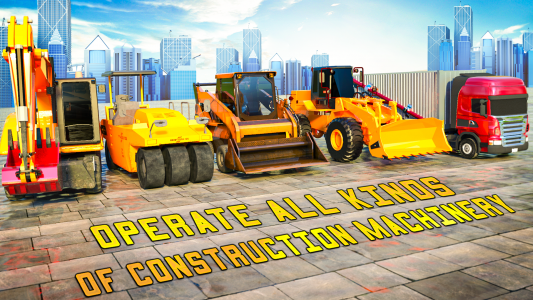 اسکرین شات 3 برنامه Build Road Construction Games