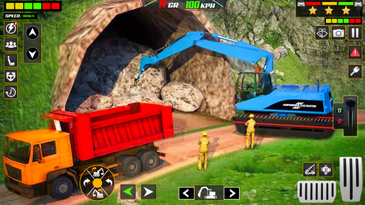 اسکرین شات 3 برنامه Excavator City Construction 3d