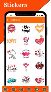 اسکرین شات 6 برنامه Love Photo Frames With Text