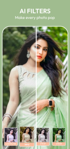 اسکرین شات 4 برنامه AI Saree & Dress Swap: MiSaree