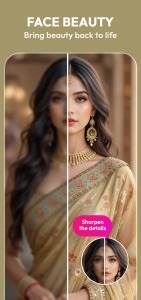 اسکرین شات 5 برنامه AI Saree & Dress Swap: MiSaree
