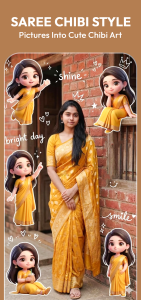 اسکرین شات 5 برنامه AI Saree & Dress Swap: MiSaree