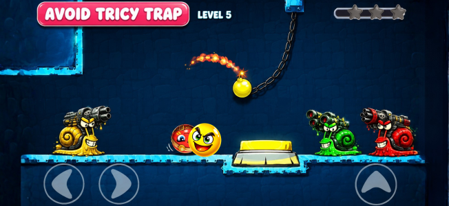 اسکرین شات 1 بازی Red Hero 4: Bounce Ball Bosses