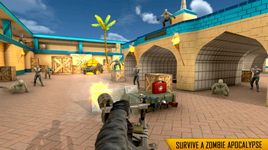 اسکرین شات 3 برنامه Real Fps Shooter Games Gun Ops