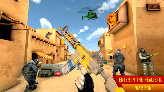 اسکرین شات 4 برنامه Real Fps Shooter Games Gun Ops