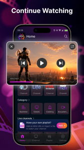 اسکرین شات 6 برنامه IPTV Player: Smart Online TV