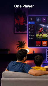 اسکرین شات 1 برنامه IPTV Player: Smart Online TV