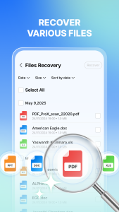 اسکرین شات 3 برنامه Photo Recovery & File Restore