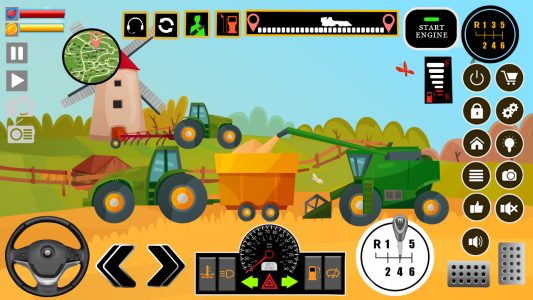 اسکرین شات 5 بازی Farm Tractors Dinosaurs Games