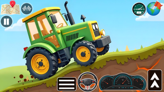اسکرین شات 1 بازی Farm Tractors Dinosaurs Games
