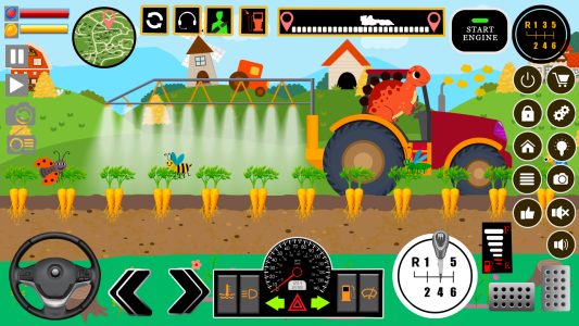 اسکرین شات 6 بازی Farm Tractors Dinosaurs Games
