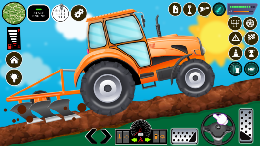 اسکرین شات 3 بازی Kids Farm Tractor Harvest Game