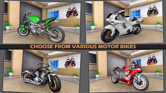اسکرین شات 4 بازی Motorbike Games Racing Bikes