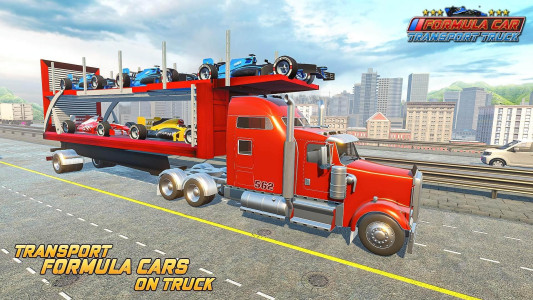 اسکرین شات 1 برنامه Formula Car Transporter Truck