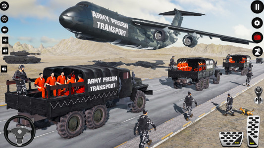 اسکرین شات 3 بازی Army Prisoner Transport Truck