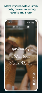 اسکرین شات 2 برنامه Time Until: Countdowns, Widget