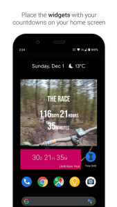 اسکرین شات 4 برنامه Time Until: Countdowns, Widget