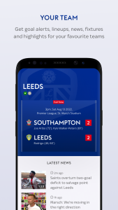 اسکرین شات 4 برنامه Sky Sports Scores