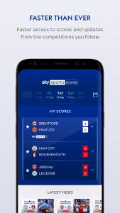 اسکرین شات 3 برنامه Sky Sports Scores