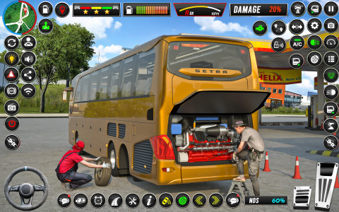 اسکرین شات 2 بازی Euro Coach Bus Game Driving 3D