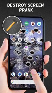 اسکرین شات 6 برنامه Broken Screen 4K Funny Pranks