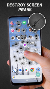 اسکرین شات 8 برنامه Broken Screen 4K Funny Pranks