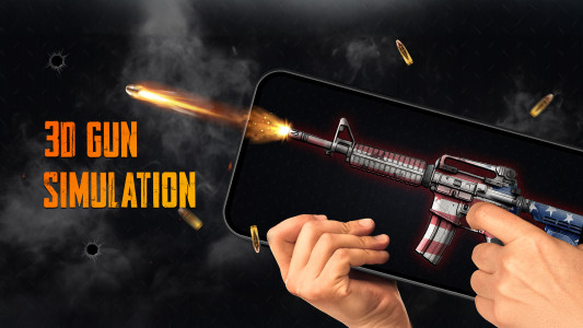 اسکرین شات 3 برنامه 3D Gun Simulator - Gun Pro