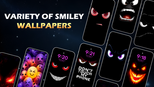 اسکرین شات 3 برنامه Silly Smiley Live Wallpaper