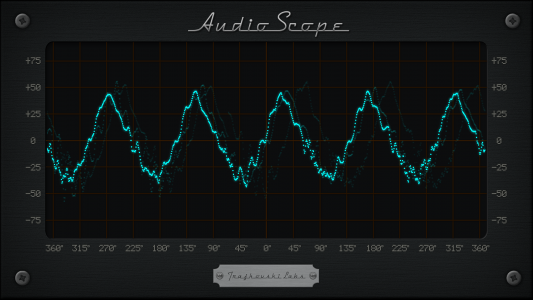اسکرین شات 2 برنامه Audio Scope - Oscilloscope