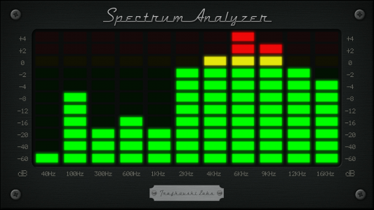 اسکرین شات 2 برنامه Spectrum Analyzer - Audio