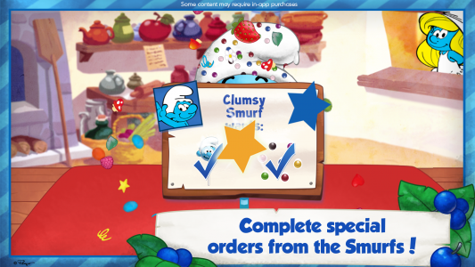 اسکرین شات 4 بازی The Smurfs Bakery