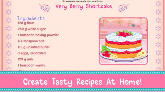 اسکرین شات 4 بازی Strawberry Shortcake Bake Shop