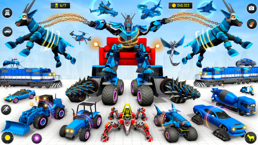 اسکرین شات 2 برنامه Goat Robot Car Game:Robot Game