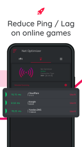 اسکرین شات 6 برنامه Net Optimizer: Optimize Ping