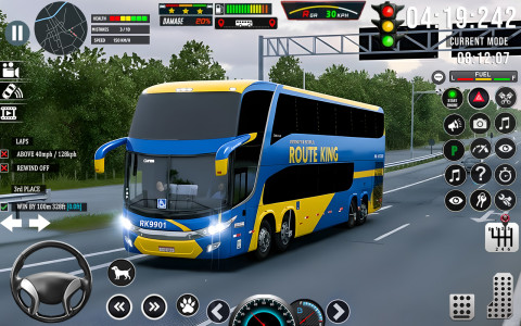 اسکرین شات 5 بازی US Highway Bus Driving Game