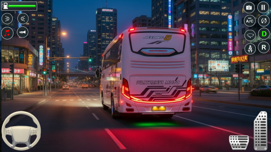 اسکرین شات 4 بازی City Bus Driving Games 3D