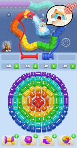اسکرین شات 2 بازی Wool Sort:Fish Go!