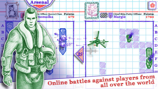 اسکرین شات 1 بازی Sea battle 2: Warship Online